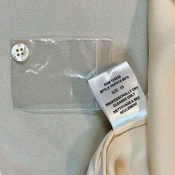 NWT Haute Hippie Bat Wing Embroidery Blouse 100% Silk XS - Picture 10 of 13